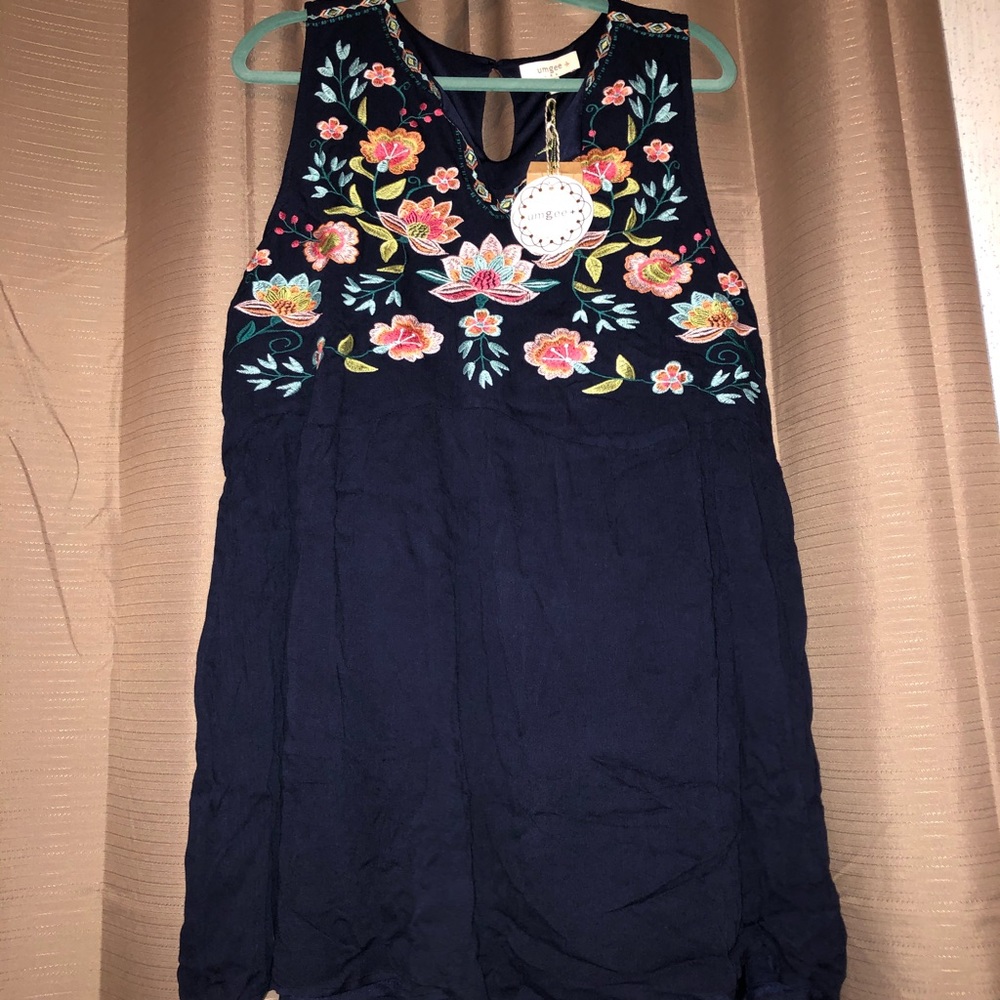 Umgee Floral Tank Top